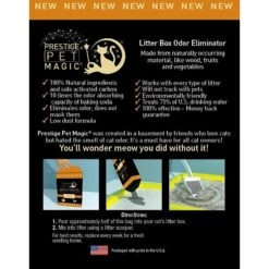 Prestige Pet Magic Natural Litter Box Odor Eliminator 7 Prestige Pet Magic Natural Litter Box Odor Eliminator -Cat Pet Supplies 306523 PT3. AC SS1800 V1625836593