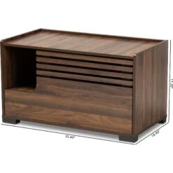 Baxton Studio Amara Cat Litter Box Cover House 17 Baxton Studio Amara Cat Litter Box Cover House -Cat Pet Supplies 307845 PT7. AC SS1800 V1624314155