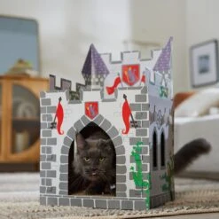 Frisco Castle Cardboard Cat House, 2-Story 12 Frisco Castle Cardboard Cat House, 2-Story -Cat Pet Supplies 308822 PT4. AC SS1800 V1688677261
