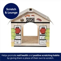 Frisco Sushi Shop Cardboard Cat House 9 Frisco Sushi Shop Cardboard Cat House -Cat Pet Supplies 308827 PT2. AC SS1800 V1678125453