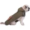 Frisco Lightweight Olive Reversible Packable Dog Raincoat -Cat Pet Supplies 315116 MAIN. AC SS1800 V1646442278