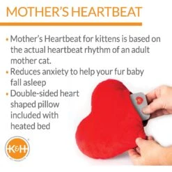 K&H Pet Products Mother’s Heartbeat Heated Bolster Kitten Bed 14 K&H Pet Products Mother’s Heartbeat Heated Bolster Kitten Bed -Cat Pet Supplies 316711 PT3. AC SS1800 V1637623288