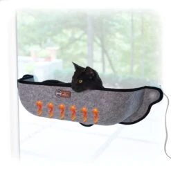 K&H Pet Products EZ Mount Thermo-Kitty Window Cat Bed