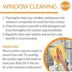 K&H Pet Products EZ Mount Thermo-Kitty Window Cat Bed 16 K&H Pet Products EZ Mount Thermo-Kitty Window Cat Bed -Cat Pet Supplies 316730 PT5. AC SS1800 V1630735891