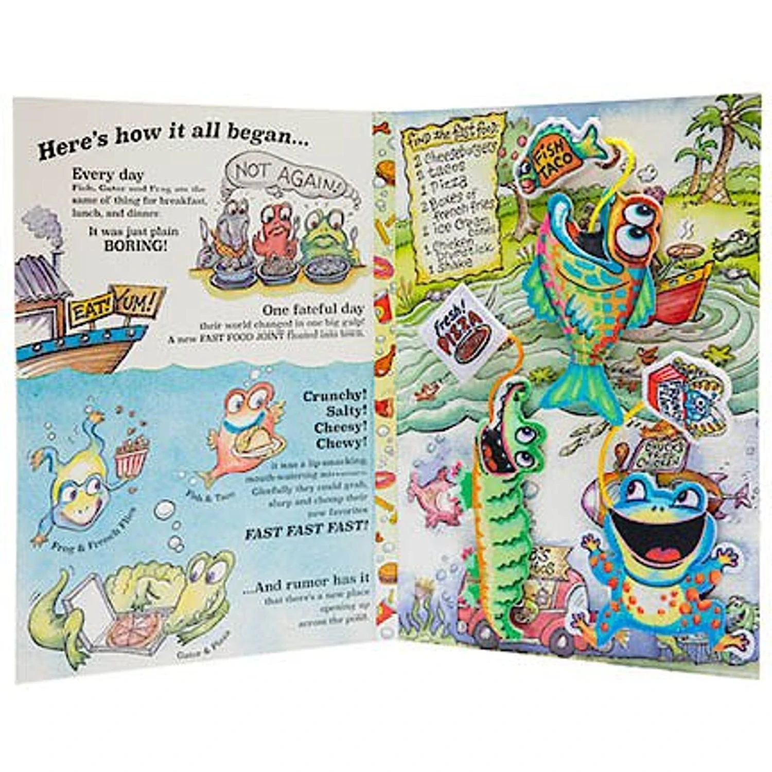 FUZZU Fast Food Cats Book, 11x7-in 3/4x1/2-in 5 FUZZU Fast Food Cats Book, 11x7-in 3/4x1/2-in - Image 3