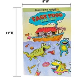 FUZZU Fast Food Cats Book, 11x7-in 3/4x1/2-in 14 FUZZU Fast Food Cats Book, 11x7-in 3/4x1/2-in -Cat Pet Supplies 317691 PT3. AC SS1800 V1632889881
