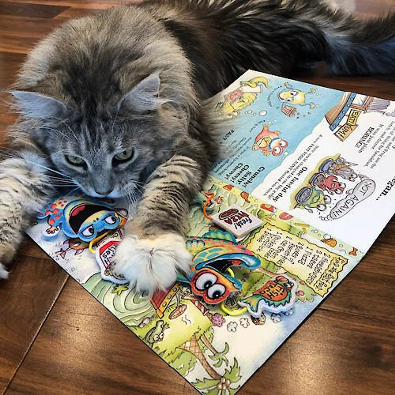 FUZZU Fast Food Cats Book, 11x7-in 3/4x1/2-in 8 FUZZU Fast Food Cats Book, 11x7-in 3/4x1/2-in - Image 6