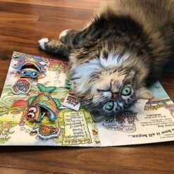 FUZZU Fast Food Cats Book, 11x7-in 3/4x1/2-in 19 FUZZU Fast Food Cats Book, 11x7-in 3/4x1/2-in -Cat Pet Supplies 317691 PT8. AC SS1800 V1632885401