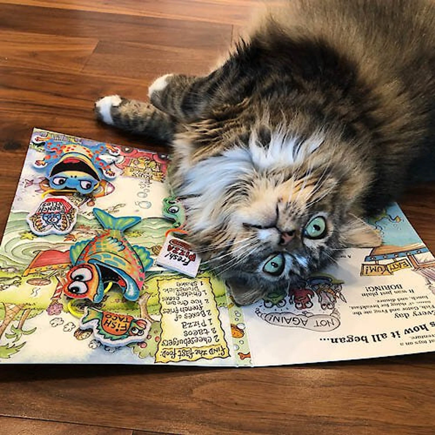 FUZZU Fast Food Cats Book, 11x7-in 3/4x1/2-in 11 FUZZU Fast Food Cats Book, 11x7-in 3/4x1/2-in - Image 9