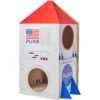 Frisco Spaceship Cardboard Cat House, 2-Story 1 Frisco Spaceship Cardboard Cat House, 2-Story -Cat Pet Supplies 317721 MAIN. AC SS1800 V1686839253