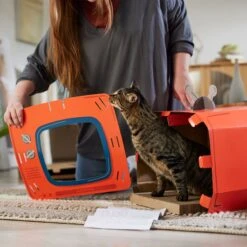 Frisco TV Set Cardboard Cat House -Cat Pet Supplies 317731 PT3. AC SS1800 V1688677262