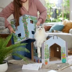 Frisco Greenhouse Cardboard Cat House 11 Frisco Greenhouse Cardboard Cat House -Cat Pet Supplies 317737 PT3. AC SS1800 V1688677249