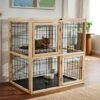 Frisco Collapsible Wood & Wire Cat Cage Playpen, 2 Level -Cat Pet Supplies 323214 MAIN. AC SS1800 V1645473402