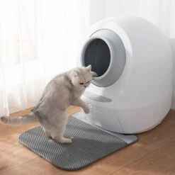 Casa Leo Leo's Loo Cat Litter Mat, Grey -Cat Pet Supplies 329399 PT5. AC SS1800 V1651429288