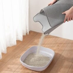 Casa Leo Leo's Loo Cat Litter Mat, Grey -Cat Pet Supplies 329399 PT6. AC SS1800 V1657656890