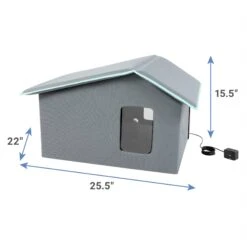 Frisco Extra Wide Heated Cat House 7 Frisco Extra Wide Heated Cat House -Cat Pet Supplies 329527 PT1. AC SS1800 V1643987030