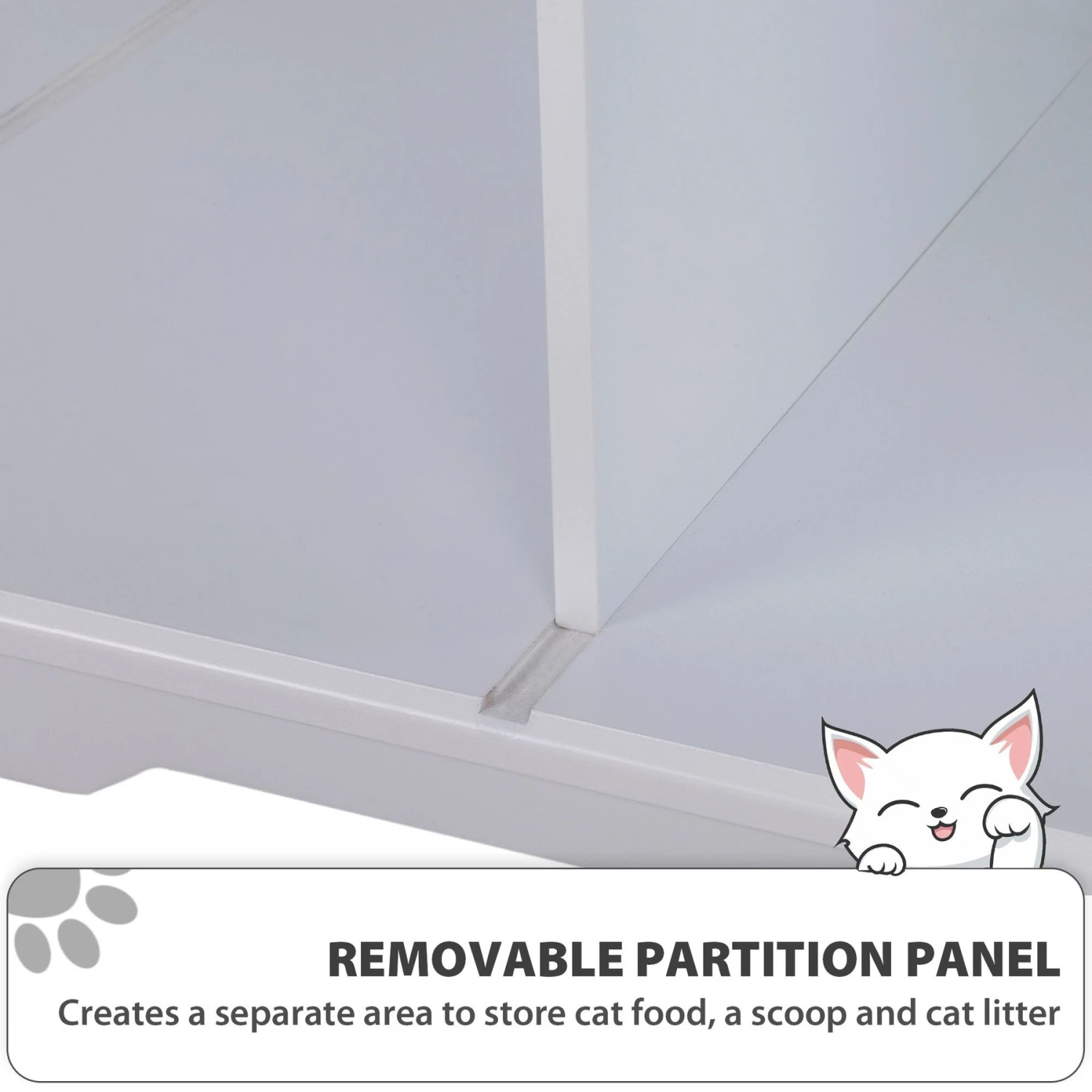 Coziwow By Jaxpety Wooden Storage Bench Cat Litter Box 8 Coziwow By Jaxpety Wooden Storage Bench Cat Litter Box - Image 6