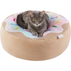 Frisco Cat Donut Bed -Cat Pet Supplies 333854 PT2. AC SS1800 V1658718003