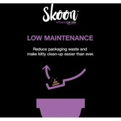 Skoon All Natural Lavender Scented Non-Clumping Cat Litter, 8-lb Bag -Cat Pet Supplies 333933 PT5. AC SS1800 V1633464497