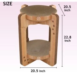 Necoichi Cozy Cat Scratcher Tower Toy 15 Necoichi Cozy Cat Scratcher Tower Toy -Cat Pet Supplies 336322 PT4. AC SS1800 V1674730083