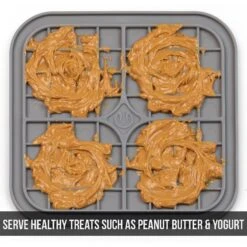 Hyper Pet IQ Enterain Dog & Cat Lick Mat, Gray 11 Hyper Pet IQ Enterain Dog & Cat Lick Mat, Gray -Cat Pet Supplies 338384 PT3. AC SS1800 V1634654541