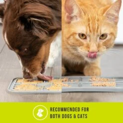 Hyper Pet IQ Enterain Dog & Cat Lick Mat, Gray 12 Hyper Pet IQ Enterain Dog & Cat Lick Mat, Gray -Cat Pet Supplies 338384 PT4. AC SS1800 V1634654810