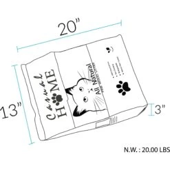 Casual Home Natural Pine Pellet Unscented Non-Clumping Cat Litter, 20-lb Bag -Cat Pet Supplies 338569 PT5. AC SS1800 V1635349064