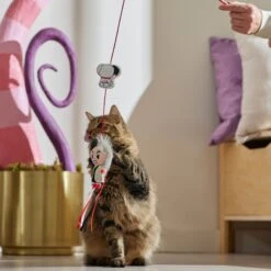 Disney Villains Cruella De Vil & Dalmatian Teaser Wand Cat Toy With Catnip -Cat Pet Supplies 344517 PT3. AC SS1800 V1657657087