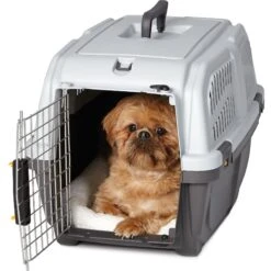 MidWest Homes For Pet Cat & Dog Carrier Bed, White -Cat Pet Supplies 345645 PT2. AC SS1800 V1637000844