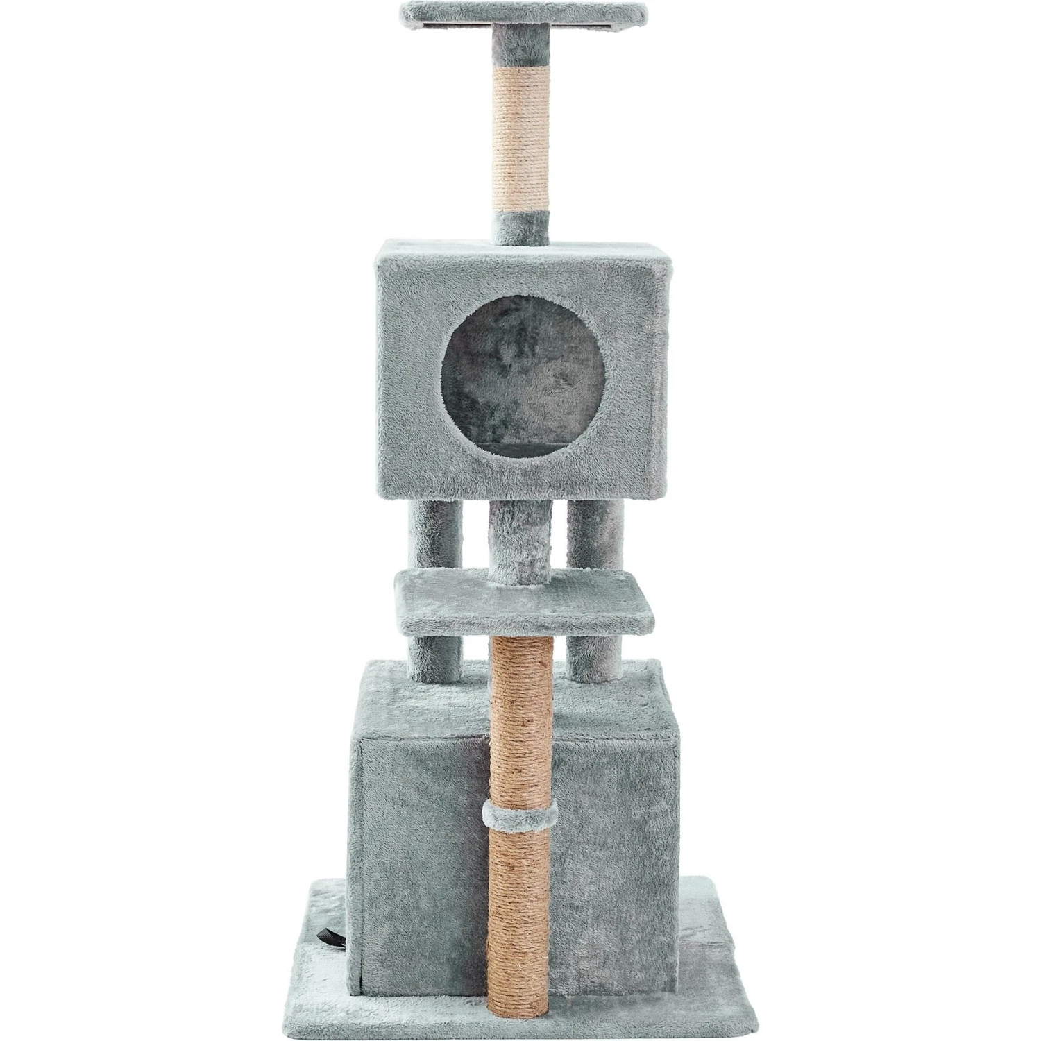 Two By Two The Empire Cat Tree, Medium, Grey 3 Two By Two The Empire Cat Tree, Medium, Grey