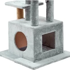Two By Two The Empire Cat Tree, Medium, Grey 13 Two By Two The Empire Cat Tree, Medium, Grey -Cat Pet Supplies 346909 PT4. AC SS1800 V1638312692