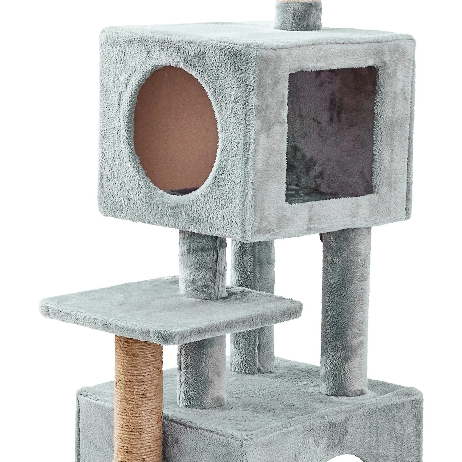 Two By Two The Empire Cat Tree, Medium, Grey 8 Two By Two The Empire Cat Tree, Medium, Grey - Image 6