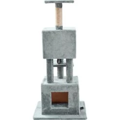Two By Two The Empire Cat Tree, Medium, Grey 15 Two By Two The Empire Cat Tree, Medium, Grey -Cat Pet Supplies 346909 PT6. AC SS1800 V1638312395