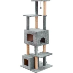 Two By Two The Honeycrisp Cat Tree, Large, Grey -Cat Pet Supplies 346921 PT4. AC SS1800 V1638311824