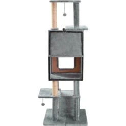 Two By Two The Honeycrisp Cat Tree, Large, Grey -Cat Pet Supplies 346921 PT5. AC SS1800 V1638317516