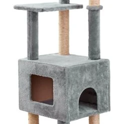 Two By Two The Honeycrisp Cat Tree, Large, Grey -Cat Pet Supplies 346921 PT6. AC SS1800 V1638310668