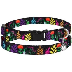 CollarDirect Floral Design Pattern Nylon Cat Collar