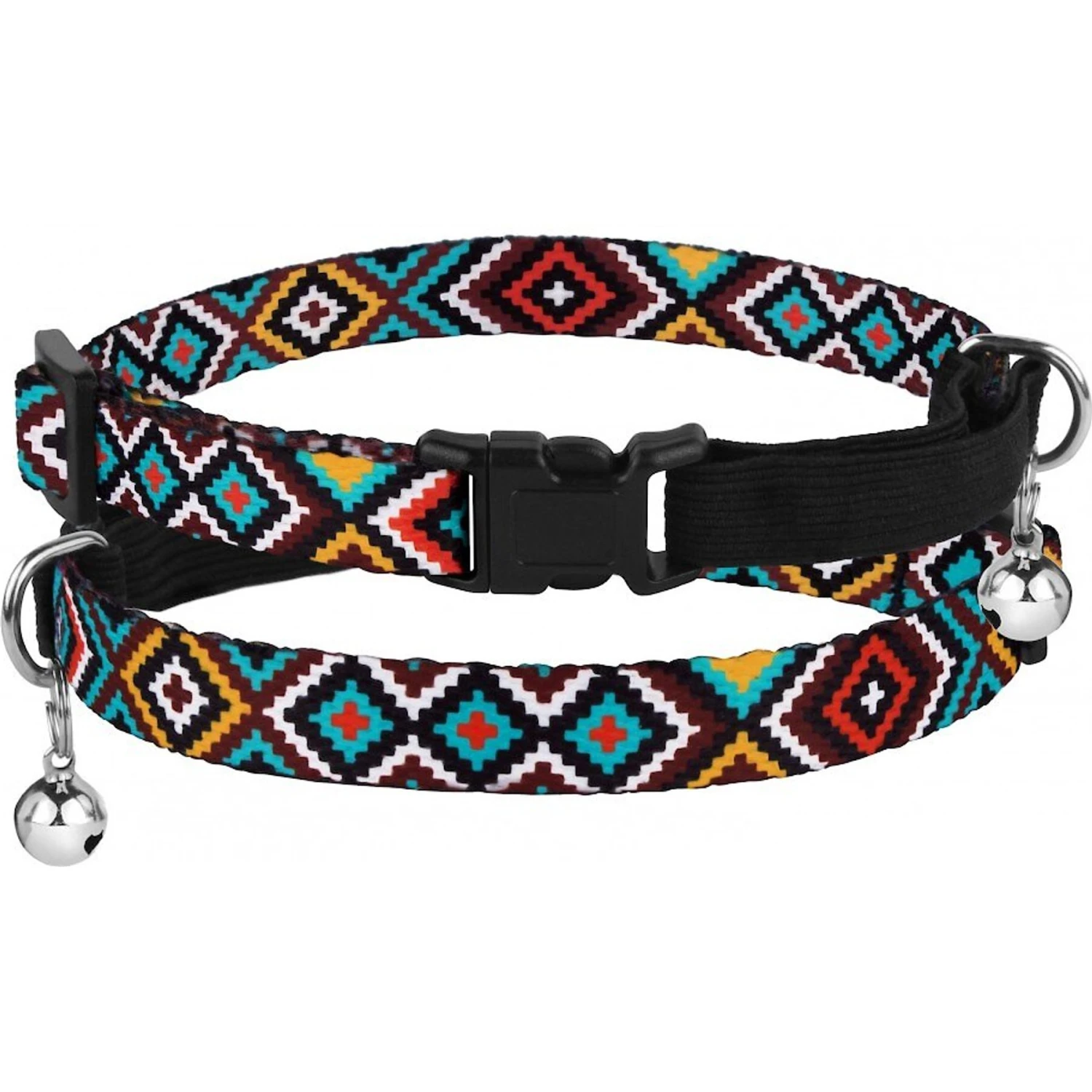 CollarDirect Tribal Pattern Ethnic Design Nylon Cat Collar 3 CollarDirect Tribal Pattern Ethnic Design Nylon Cat Collar