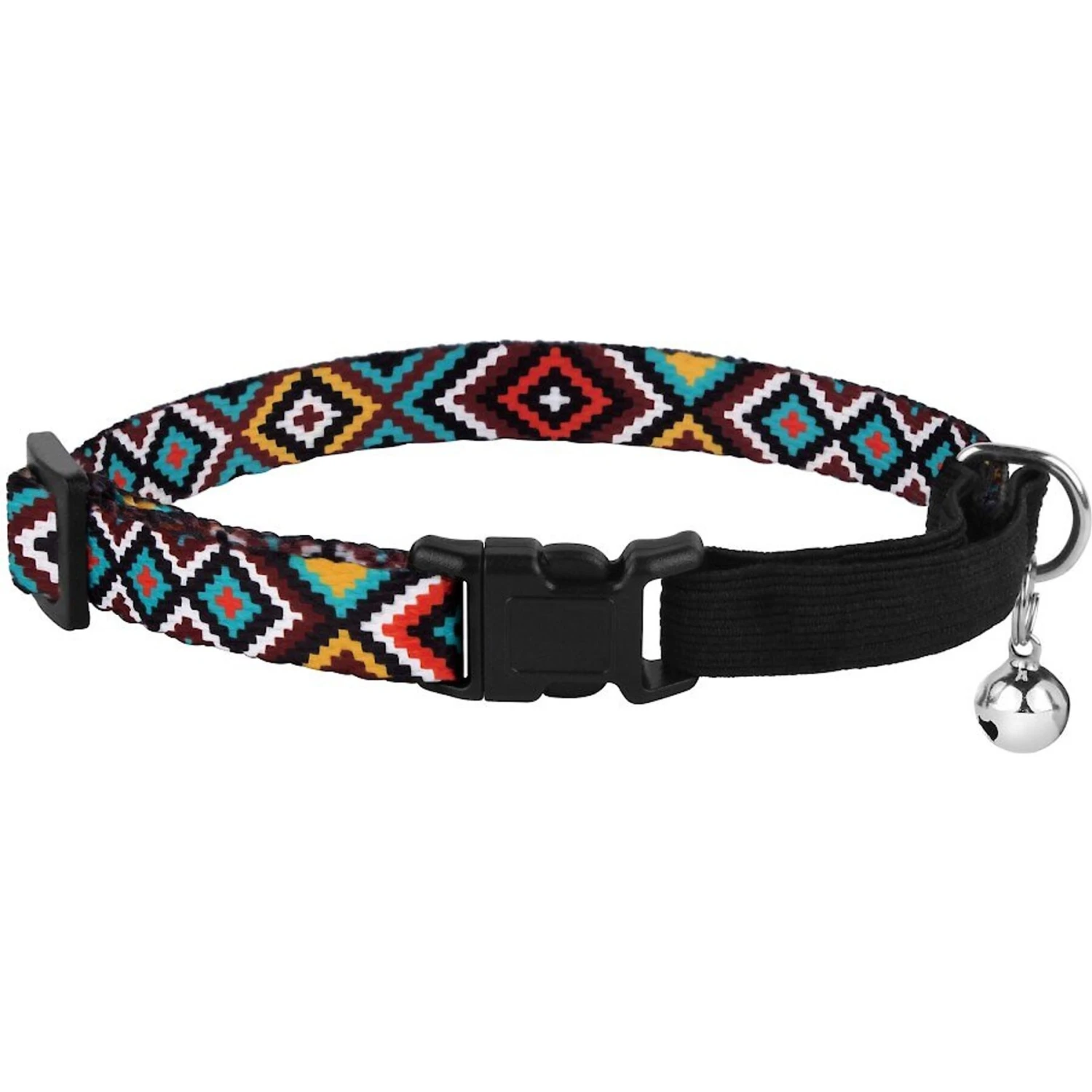 CollarDirect Tribal Pattern Ethnic Design Nylon Cat Collar 4 CollarDirect Tribal Pattern Ethnic Design Nylon Cat Collar - Image 2