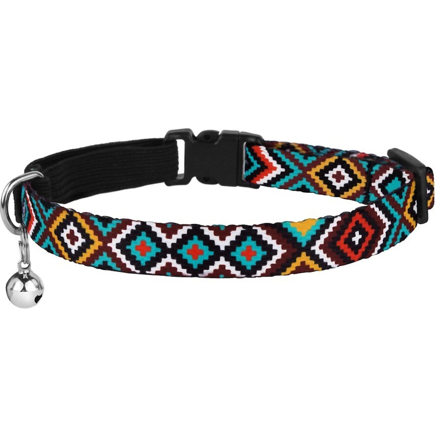 CollarDirect Tribal Pattern Ethnic Design Nylon Cat Collar 5 CollarDirect Tribal Pattern Ethnic Design Nylon Cat Collar - Image 3
