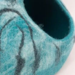 Whisker's Home Blue Marble Cat Cave -Cat Pet Supplies 348524 PT6. AC SS1800 V1640732191