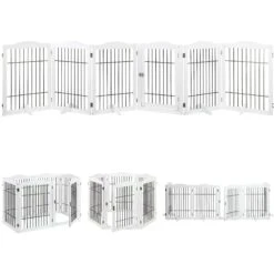 Unipaws Wire Dog Exercise Pen -Cat Pet Supplies 352571 PT2. AC SS1800 V1645127495