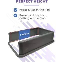 IPrimio Stainless Steel Cat Litter Box, X-Large -Cat Pet Supplies 352817 PT5. AC SS1800 V1642529497