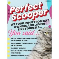 IPrimio Deep Shovel Cat Litter Scooper, X-Large -Cat Pet Supplies 352822 PT5. AC SS1800 V1642529507