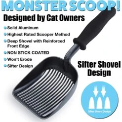 IPrimio Monster Litter Cat Scooper -Cat Pet Supplies 352828 PT1. AC SS1800 V1642529791