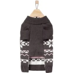 Frisco Gray Chevron Print Dog & Cat Sweater 14 Frisco Gray Chevron Print Dog & Cat Sweater -Cat Pet Supplies 353555 PT5. AC SS1800 V1659727081