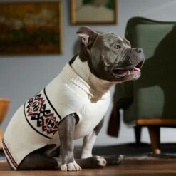 Frisco Geometric Pattern Dog & Cat Sweater -Cat Pet Supplies 353642 PT7. AC SS1800 V1660749718