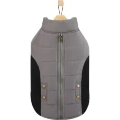 Frisco Mediumweight Faux Zipper Dog & Cat Jacket -Cat Pet Supplies 353817 PT4. AC SS1800 V1659725571