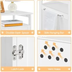 Yaheetech End Table Cat Litter Box Enclosure With Wooden Structure Open Shelf 13 Yaheetech End Table Cat Litter Box Enclosure With Wooden Structure Open Shelf -Cat Pet Supplies 354090 PT3. AC SS1800 V1697757372