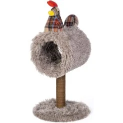 Prevue Pet Products Cozy Chicken 25.5-in Faux Fur Cat Tree -Cat Pet Supplies 354672 PT5. AC SS1800 V1662062840